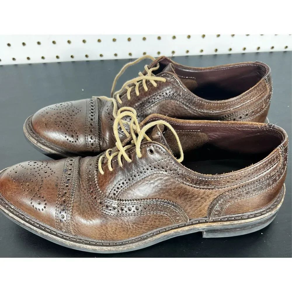 Allen Edmonds strandmok cap toe dress shoes size 7 1/2